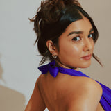 Askew 3 Stone C Hoops - House Of Quadri