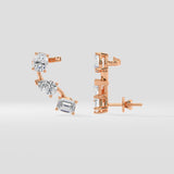 3 Stone Ear Cuffs
