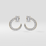 Emra Solitaire Mini Hoops