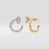 Emra Solitaire Mini Hoops