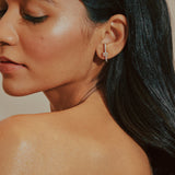 Emra Vertical Mini Hoops - House Of Quadri