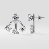Front & Back Earrings