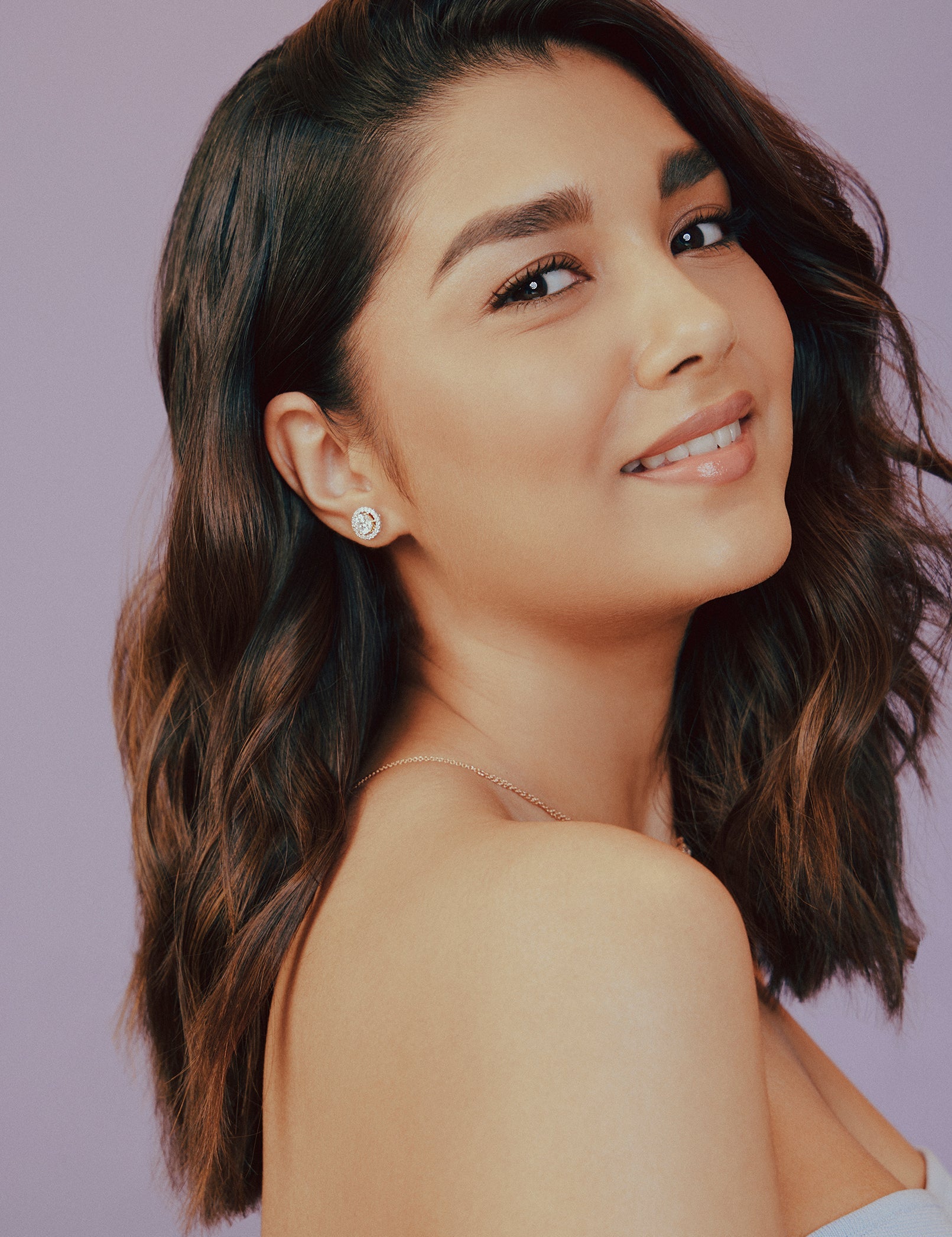 Stellar Eternal Solitaire Halo Earrings - House Of Quadri