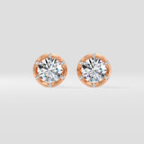 2 ct Spaced Solitaire Studs