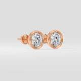 2 ct Spaced Solitaire Studs