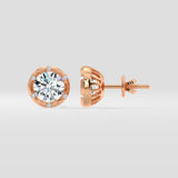 2 ct Spaced Solitaire Studs