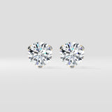 2 ct Solitaire Studs
