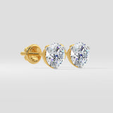 2 ct Solitaire Studs