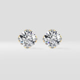 2.5 ct Solitaire Studs