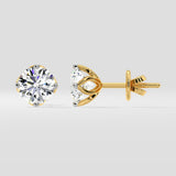 2.5 ct Solitaire Studs