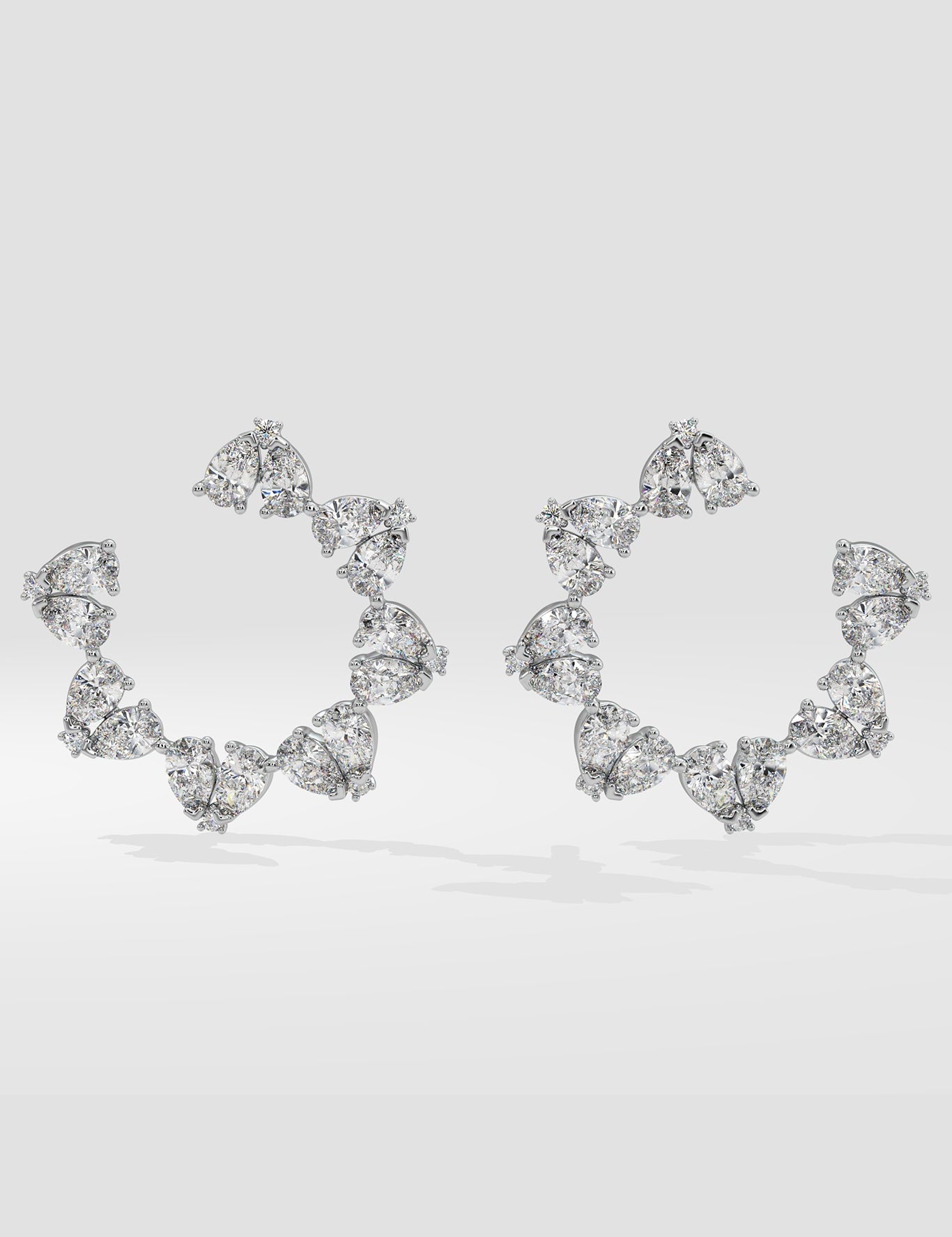 Illuminate Starlight Front Hoops - House Of Quadri