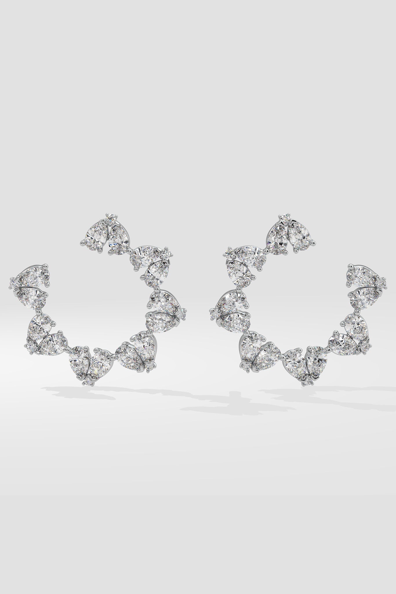 Illuminate Starlight Front Hoops - House Of Quadri