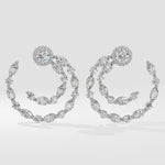 Illuminate Signature Double Row Front Hoops - House Of Quadri