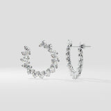 Shimmer Front Hoops