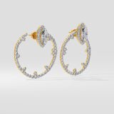 Marquise Halo Front Hoops