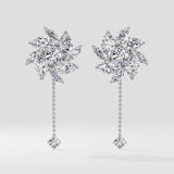 Fire Spiral Drop Danglers