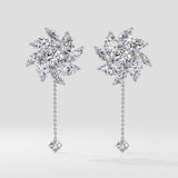 Fire Spiral Drop Danglers
