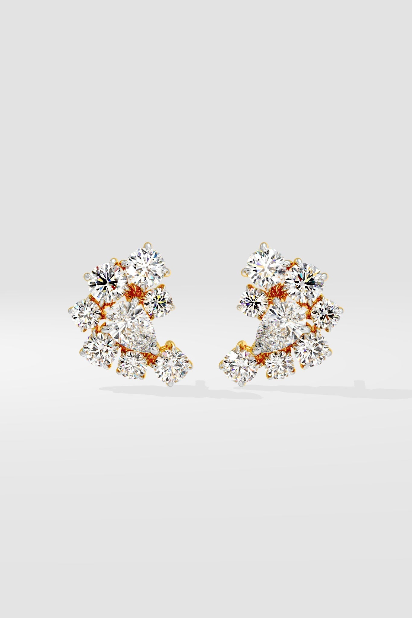 Empowered Vivid Cluster Studs - House Of Quadri