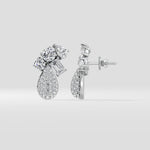 Cluster Diamond Drop Earrings - House of Quadri