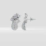 Cluster Diamond Drop Earrings - House of Quadri