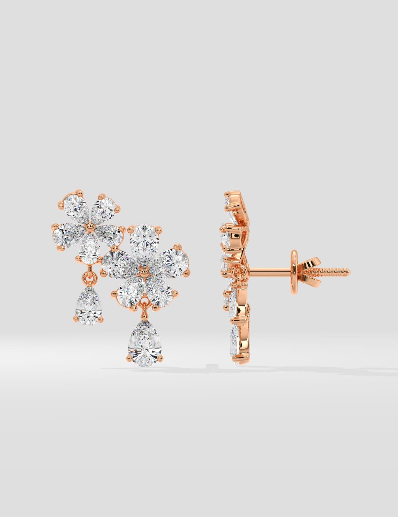 Petal Flower Danglers - House of Quadri