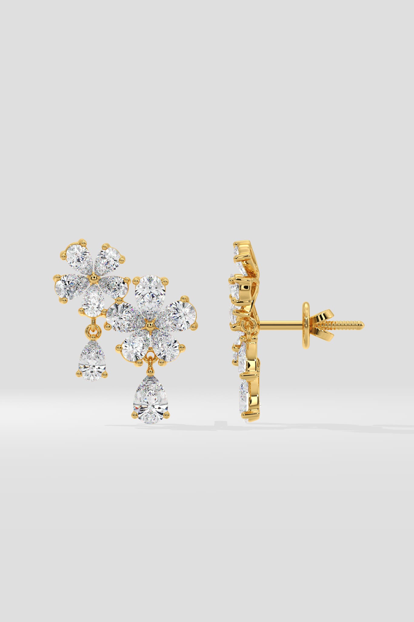 Petal Flower Danglers - House of Quadri