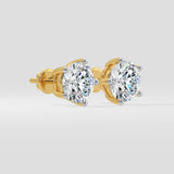 3 ct Solitaire Classic Studs