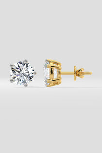 3 ct Solitaire Classic Studs - House of Quadri