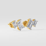 Emerald Duo Studs