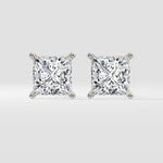 8 ct Classic Princess Studs - House of Quadri