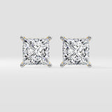 8 ct Classic Princess Studs - House of Quadri