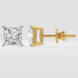 8 ct Classic Princess Studs - House of Quadri