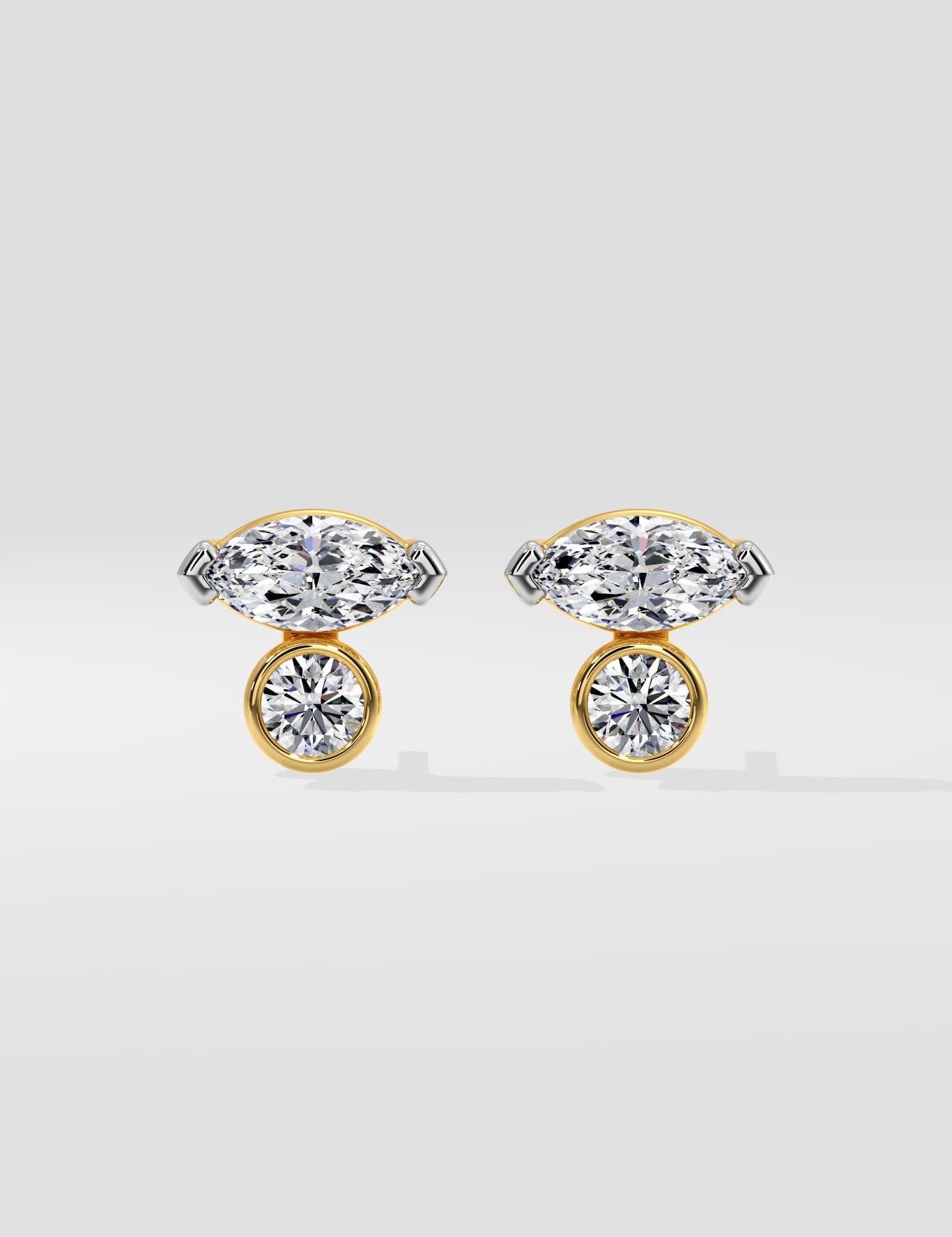 Marquise Winged Studs - House of Quadri