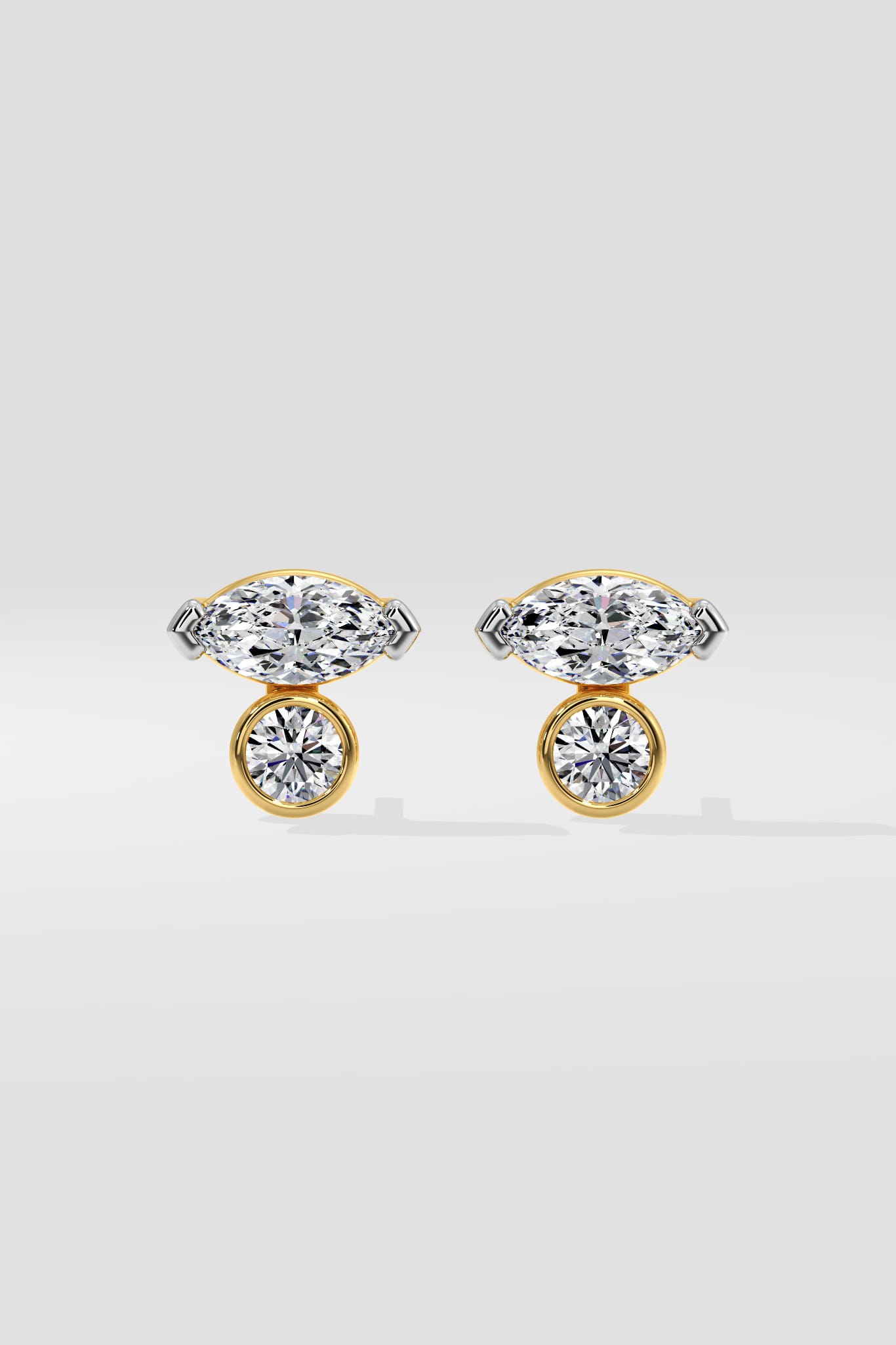 Marquise Winged Studs - House of Quadri