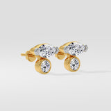 Marquise Winged Studs