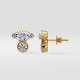 Marquise Winged Studs