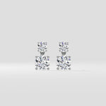2 ct Akoya Drop Earrings - House of Quadri