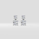 2 ct Akoya Drop Earrings