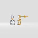 2 ct Akoya Drop Earrings