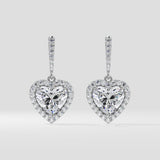 Halo Heart Danglers