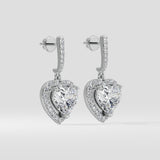 Halo Heart Danglers