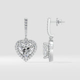 Halo Heart Danglers