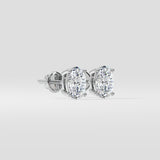 1 Ct Oval Studs