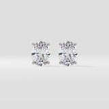 2 ct Oval studs