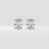 2 ct Oval studs