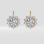 4 ct Fleur Solitaire Danglers - House of Quadri
