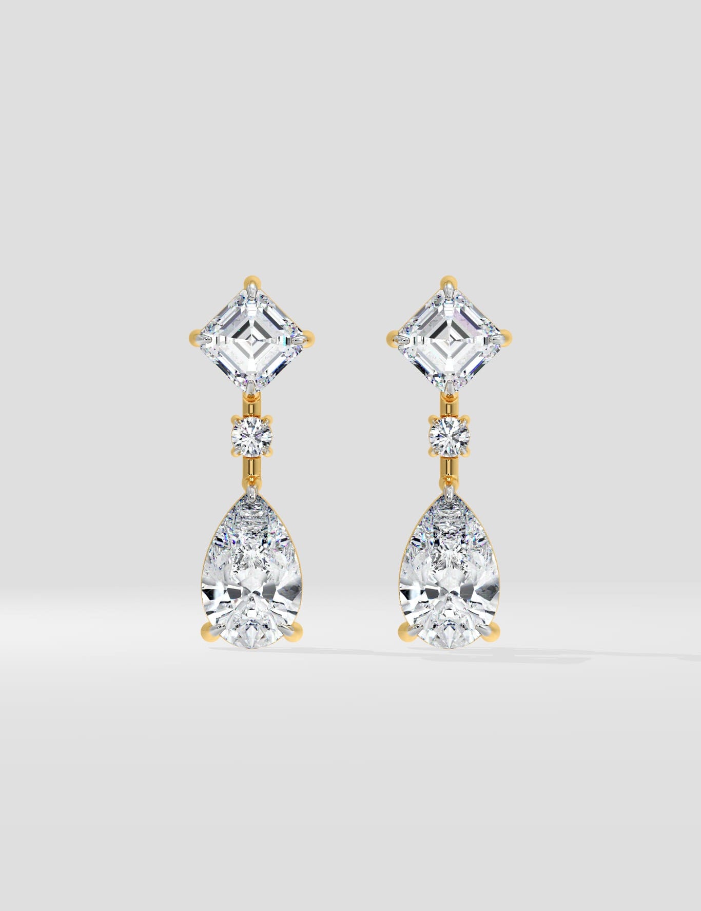 3 ct Pear Jardin Drops - House of Quadri