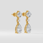 3 ct Pear Jardin Drops - House of Quadri