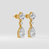 3 ct Pear Jardin Drops - House of Quadri