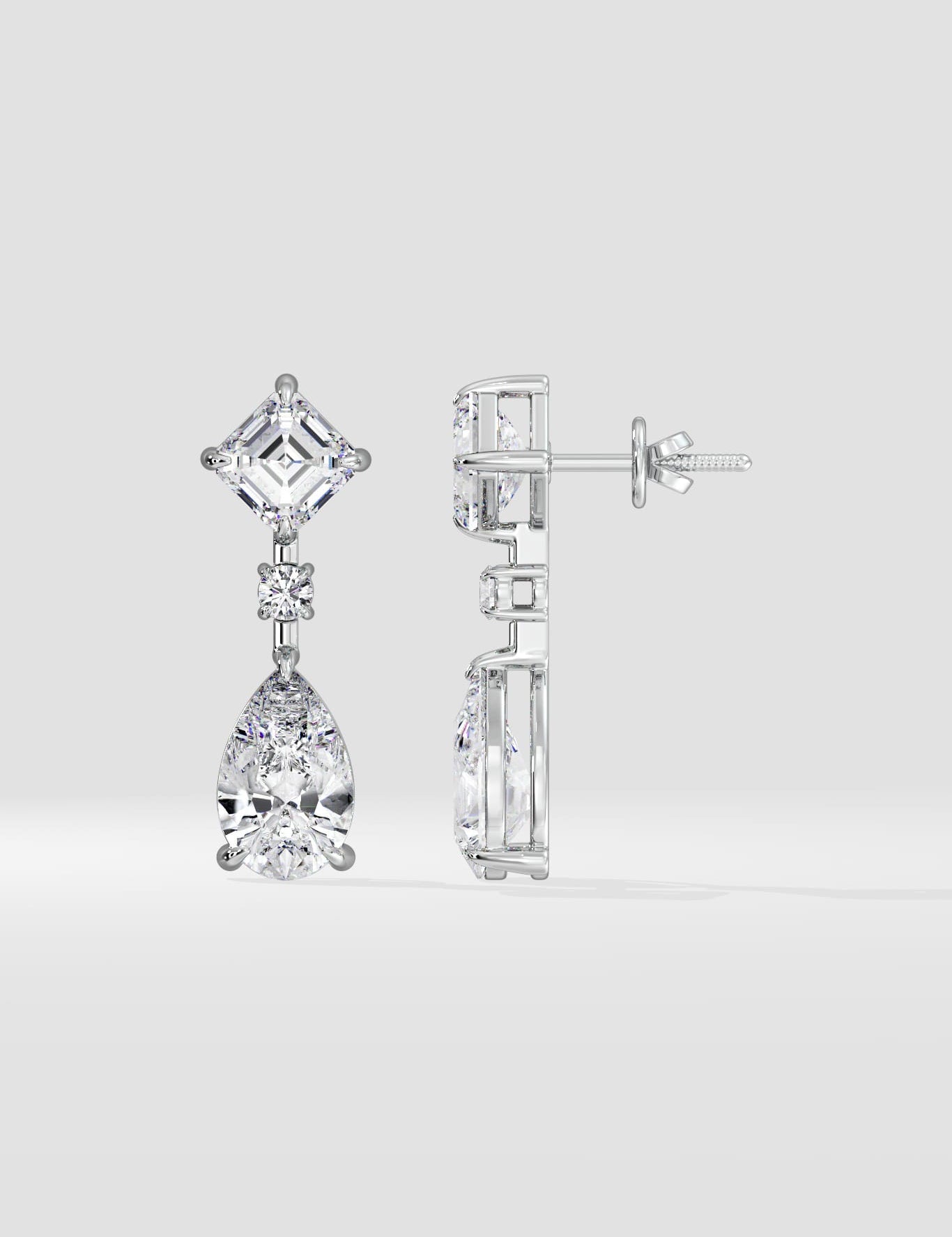 3 ct Pear Jardin Drops - House of Quadri